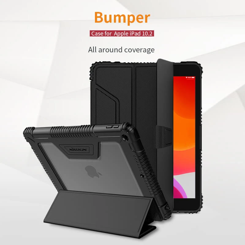 Nillkin Bumper Leather cover case for Apple iPad 10.2 (2019), iPad 10.2 (2020), iPad 10.2 (2021) official NILLKIN store Nillkin Bumper Leather cover case for Apple iPad 10.2 (2019), iPad 10.2 (2020), iPad 10.2 (2021) order from official NILLKIN store