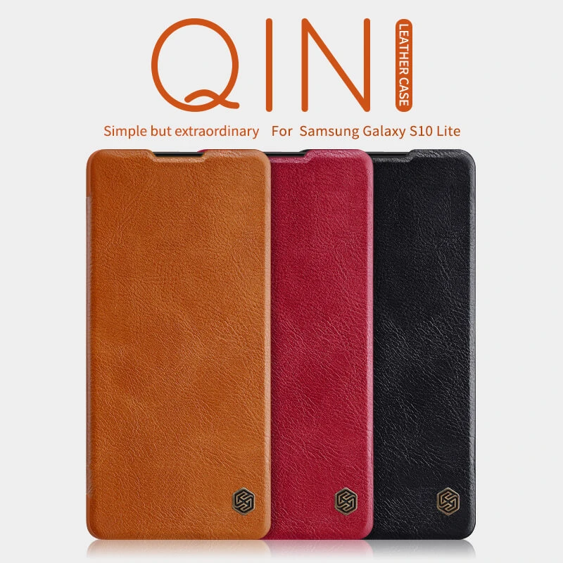 Nillkin Qin Series Leather case for Samsung Galaxy S10 Lite (2020) official NILLKIN store Nillkin Qin Series Leather case for Samsung Galaxy S10 Lite (2020) order from official NILLKIN store