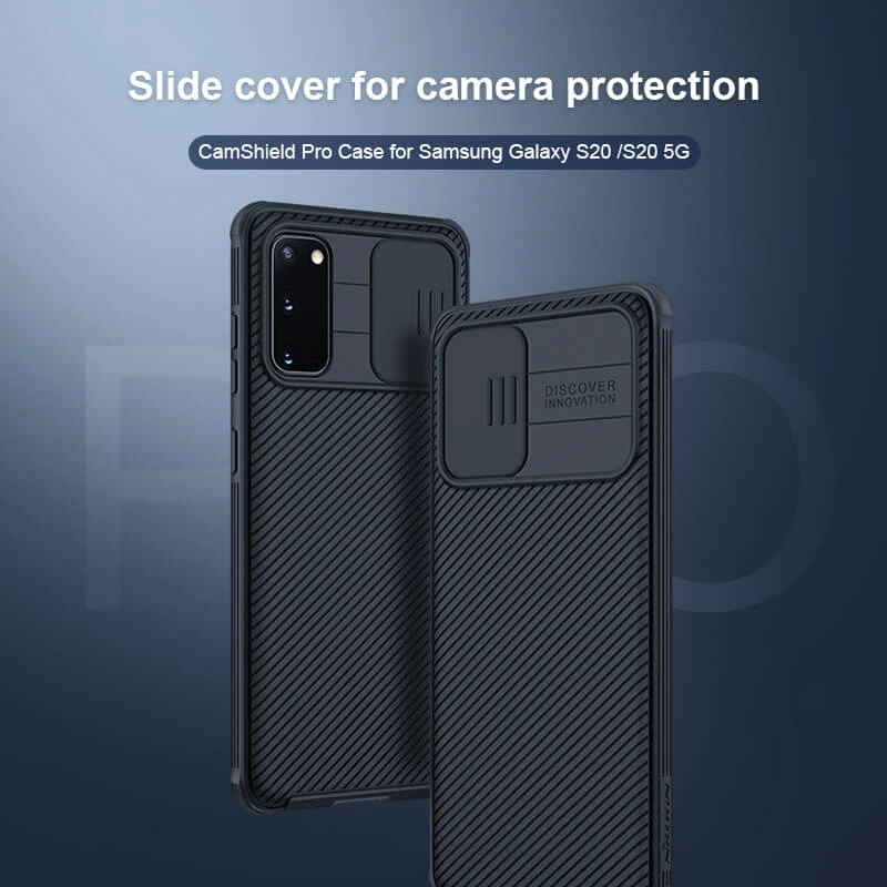 Nillkin CamShield Pro cover case for Samsung Galaxy S20 (S20 5G) official NILLKIN store Nillkin CamShield Pro cover case for Samsung Galaxy S20 (S20 5G) order from official NILLKIN store