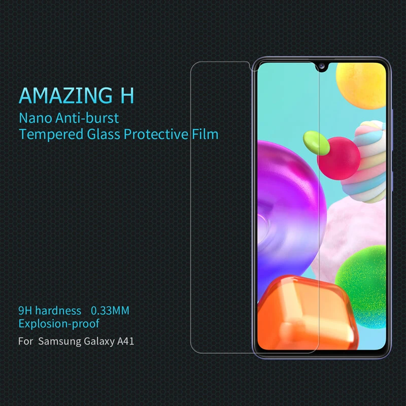 Nillkin Amazing H tempered glass screen protector for Samsung Galaxy A41 official NILLKIN store Nillkin Amazing H tempered glass screen protector for Samsung Galaxy A41 order from official NILLKIN store
