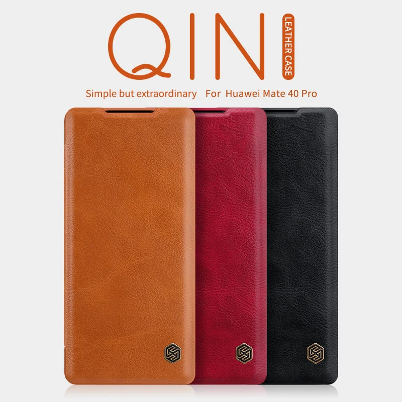 Nillkin Qin Series Leather case for Huawei Mate 40 Pro, Mate 40 E Pro 5G official NILLKIN store Nillkin Qin Series Leather case for Huawei Mate 40 Pro, Mate 40 E Pro 5G order from official NILLKIN store