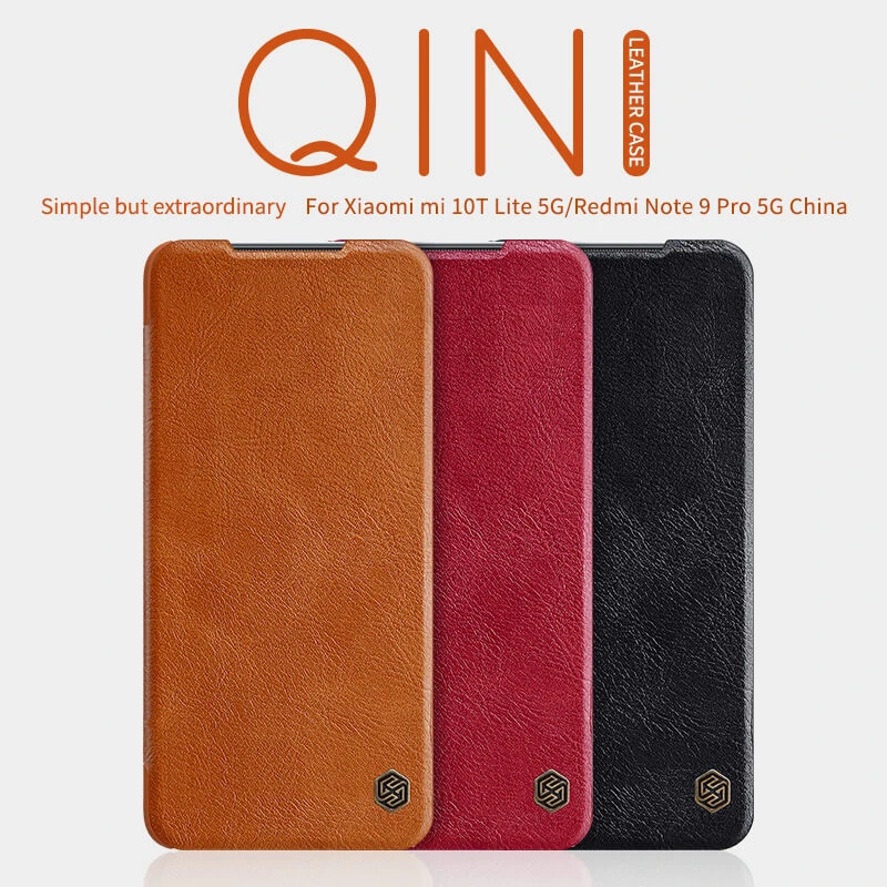 Nillkin Qin Series Leather case for Xiaomi Mi10T Lite 5G, Xiaomi Redmi Note 9 Pro 5G (China), Mi10i 5G official NILLKIN store Nillkin Qin Series Leather case for Xiaomi Mi10T Lite 5G, Xiaomi Redmi Note 9 Pro 5G (China), Mi10i 5G order from official NILLKIN store