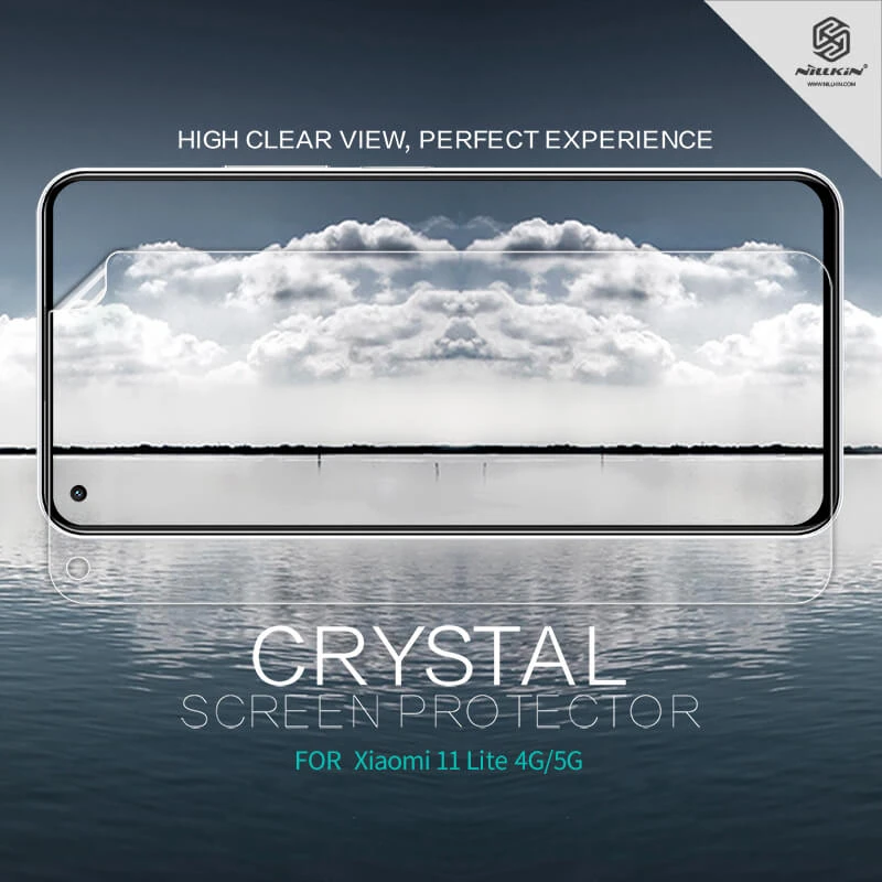 Nillkin Super Clear Anti-fingerprint Protective Film for Xiaomi Mi11 Lite (Mi 11 Lite), Mi11 Lite 5G NE official NILLKIN store Nillkin Super Clear Anti-fingerprint Protective Film for Xiaomi Mi11 Lite (Mi 11 Lite), Mi11 Lite 5G NE order from official NILLKIN store