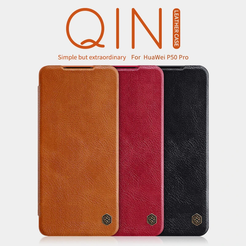 Nillkin Qin Series Leather case for Huawei P50 Pro official NILLKIN store Nillkin Qin Series Leather case for Huawei P50 Pro order from official NILLKIN store