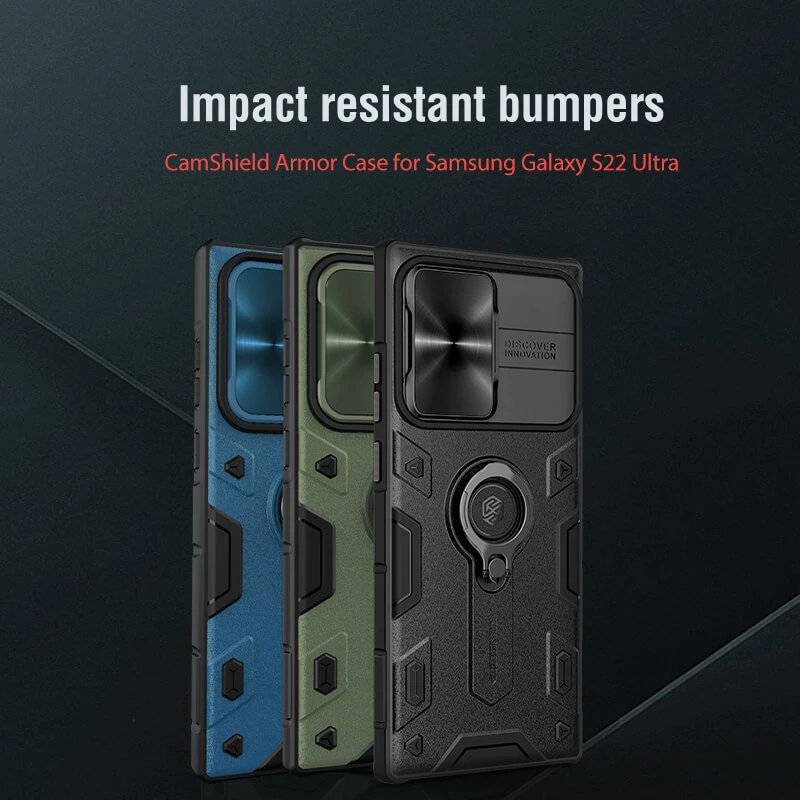 Nillkin CamShield Armor case for Samsung Galaxy S22 Ultra official NILLKIN store Nillkin CamShield Armor case for Samsung Galaxy S22 Ultra order from official NILLKIN store
