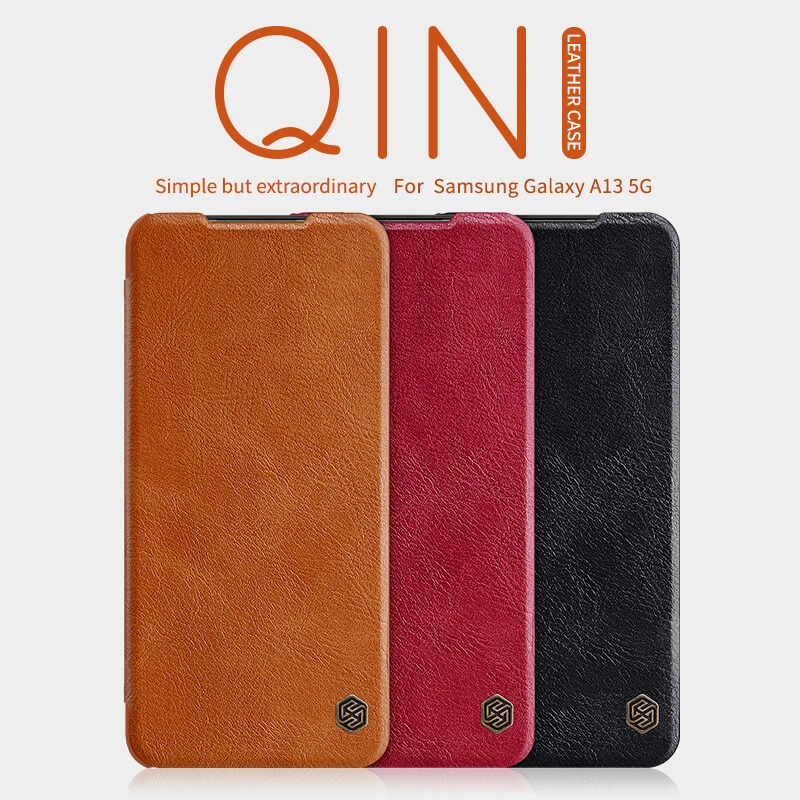 Nillkin Qin Series Leather case for Samsung Galaxy A13 5G official NILLKIN store Nillkin Qin Series Leather case for Samsung Galaxy A13 5G order from official NILLKIN store