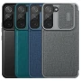 Nillkin Qin Pro Plain Leather + Cloth case for Samsung Galaxy S22 official NILLKIN store Nillkin Qin Pro Plain Leather + Cloth case for Samsung Galaxy S22 order from official NILLKIN store