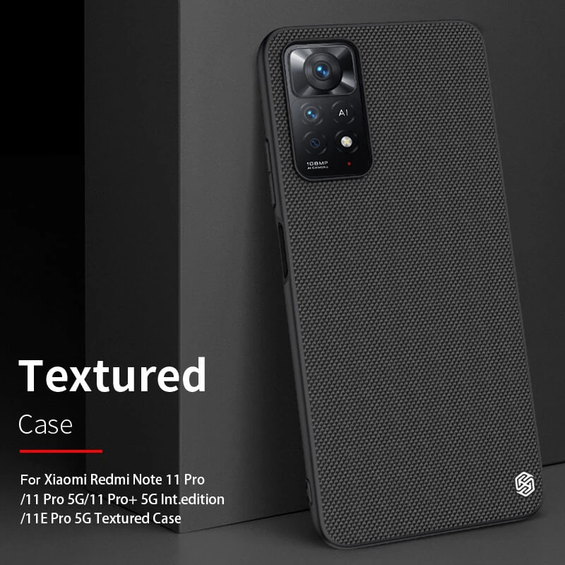 Nillkin Textured nylon fiber case for Xiaomi Redmi Note 12 Pro 4G, Xiaomi Redmi Note 11 Pro 4G (Global), Redmi Note 11 Pro 5G (Global), Redmi Note 11 Pro+ 5G (India), Redmi Note 11E Pro 5G official NILLKIN store Nillkin Textured nylon fiber case for Xiaomi Redmi Note 12 Pro 4G, Xiaomi Redmi Note 11 Pro 4G (Global), Redmi Note 11 Pro 5G (Global), Redmi Note 11 Pro+ 5G (India), Redmi Note 11E Pro 5G order from official NILLKIN store