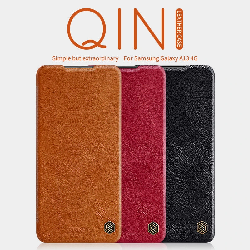 Nillkin Qin Series Leather case for Samsung Galaxy A13 4G official NILLKIN store Nillkin Qin Series Leather case for Samsung Galaxy A13 4G order from official NILLKIN store