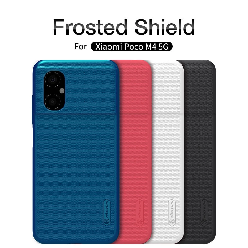 Nillkin Super Frosted Shield Matte cover case for Xiaomi Poco M4 5G official NILLKIN store Nillkin Super Frosted Shield Matte cover case for Xiaomi Poco M4 5G order from official NILLKIN store