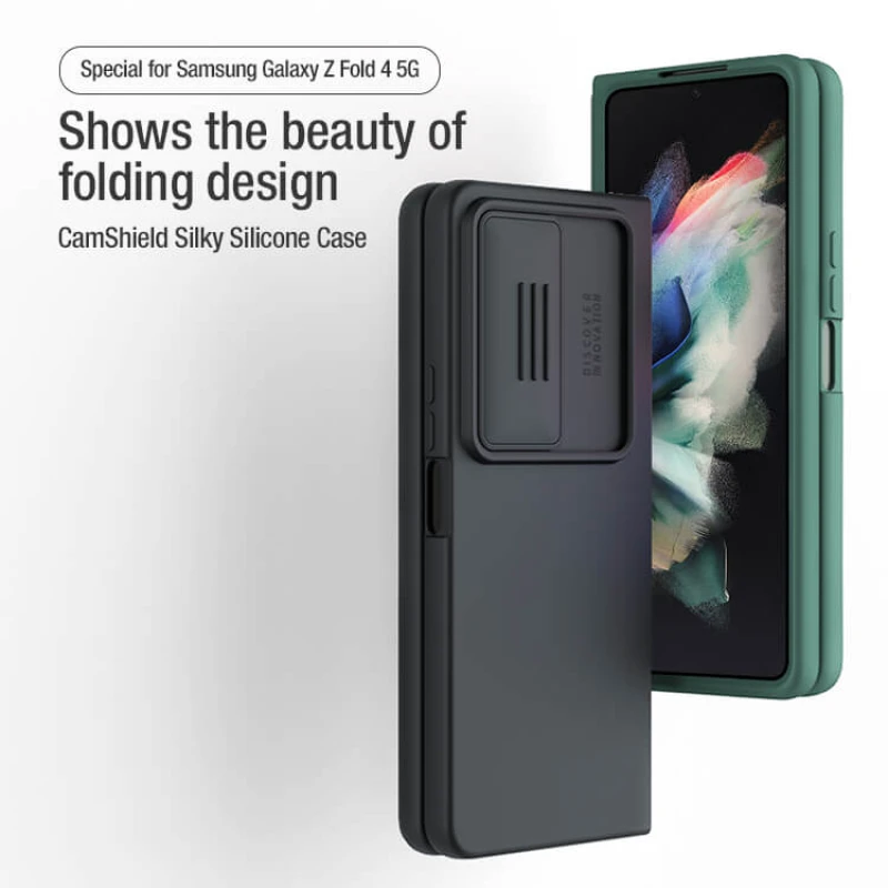 Nillkin CamShield Silky silicon case for Samsung Galaxy Z Fold5 (Fold 5 5G), W24 Nillkin CamShield Silky silicon case for Samsung Galaxy Z Fold5 (Fold 5 5G), W24 order from official NILLKIN store