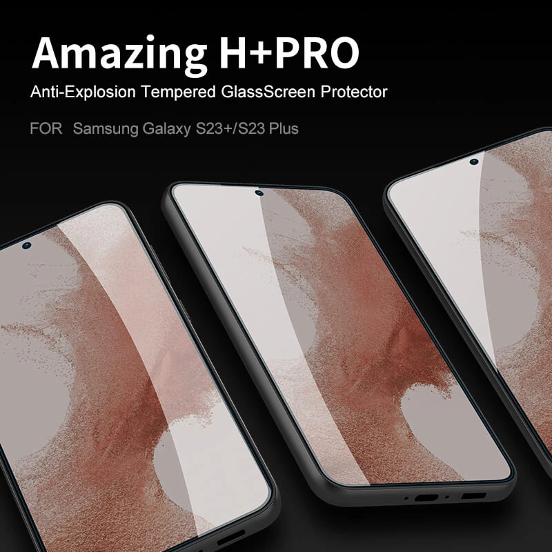 Nillkin Amazing H+ Pro tempered glass screen protector for Samsung Galaxy S23 Plus (S23+) official NILLKIN store Nillkin Amazing H+ Pro tempered glass screen protector for Samsung Galaxy S23 Plus (S23+) order from official NILLKIN store