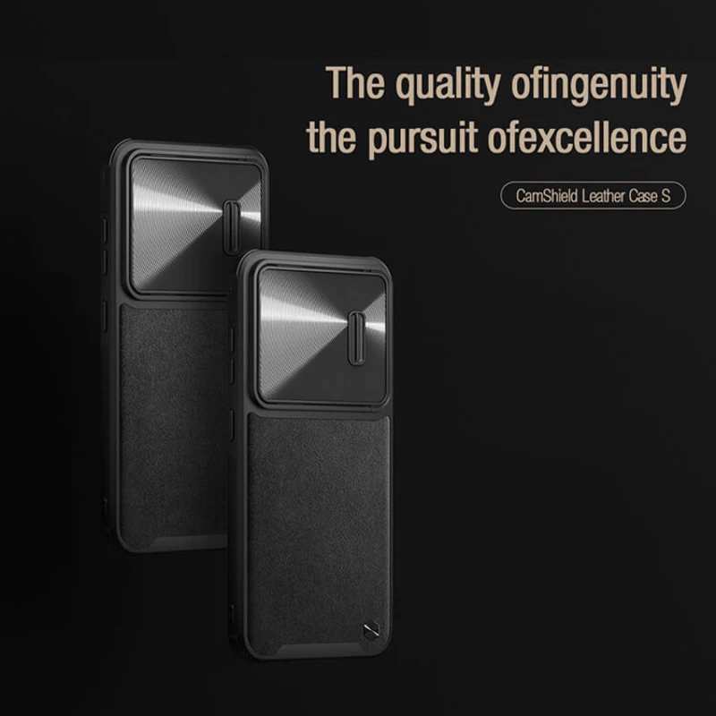 Nillkin CamShield Leather S cover case for Samsung Galaxy S23 official NILLKIN store Nillkin CamShield Leather S cover case for Samsung Galaxy S23 order from official NILLKIN store