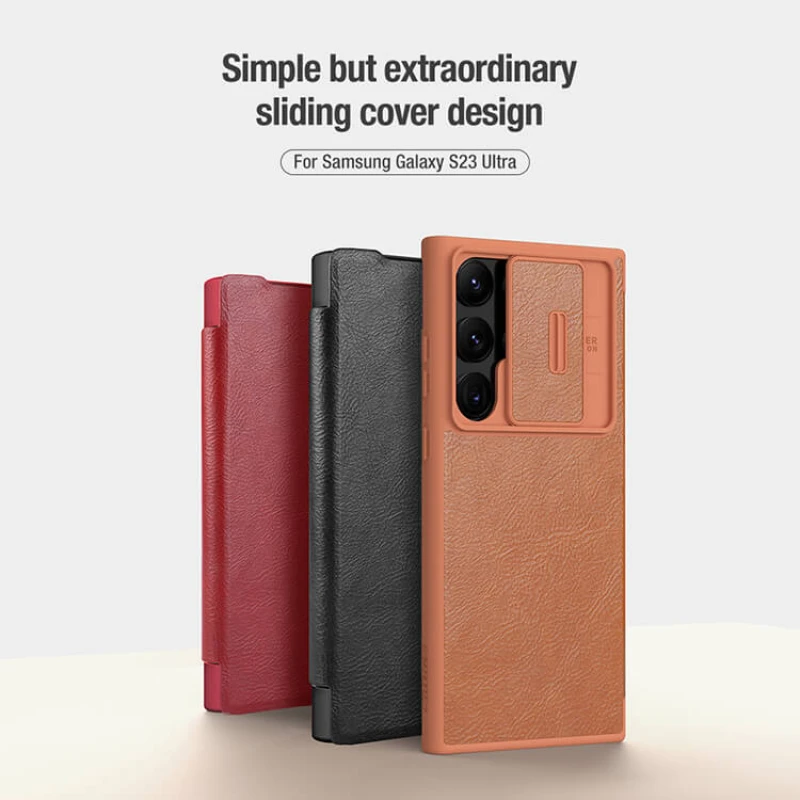 Nillkin Qin Pro Series Leather case for Samsung Galaxy S23 Ultra official NILLKIN store Nillkin Qin Pro Series Leather case for Samsung Galaxy S23 Ultra order from official NILLKIN store