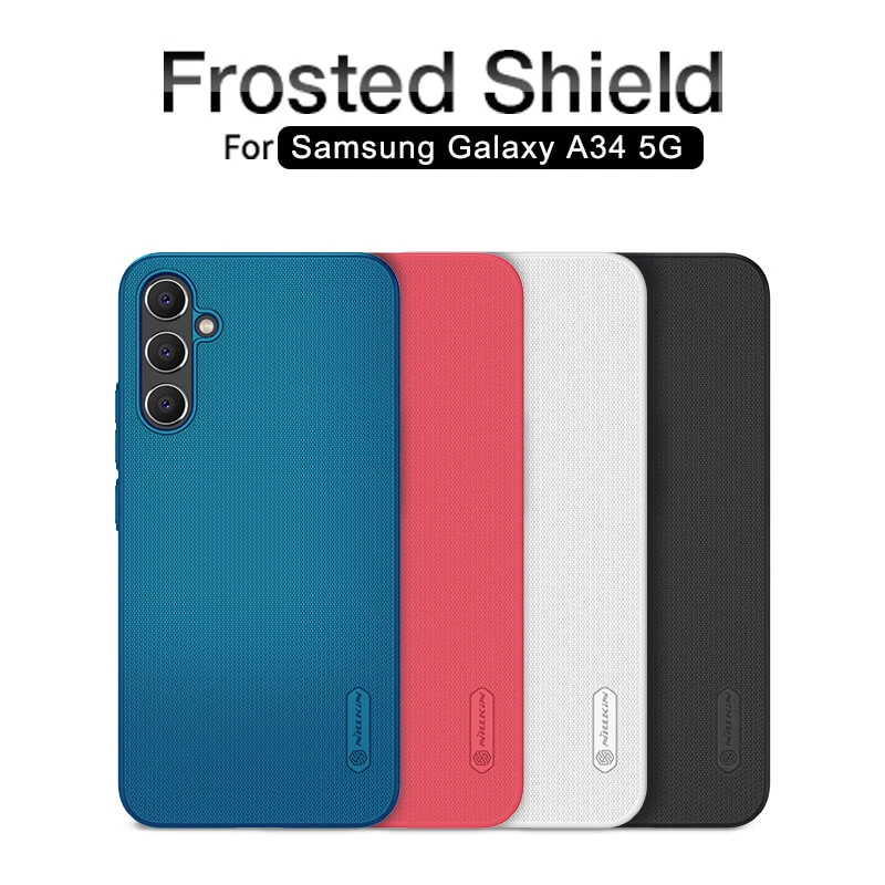 Nillkin Super Frosted Shield Matte cover case for Samsung Galaxy A34 5G official NILLKIN store Nillkin Super Frosted Shield Matte cover case for Samsung Galaxy A34 5G order from official NILLKIN store