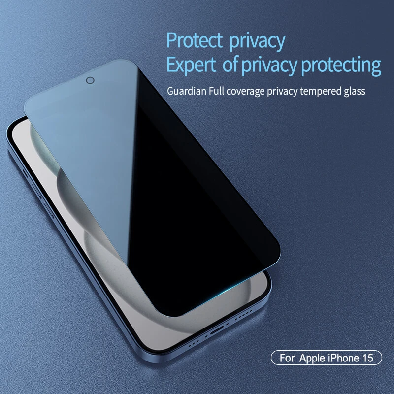 Nillkin Amazing Guardian Full coverage privacy tempered glass for Apple iPhone 15 6.1 (2023) official NILLKIN store Nillkin Amazing Guardian Full coverage privacy tempered glass for Apple iPhone 15 6.1 (2023) order from official NILLKIN store