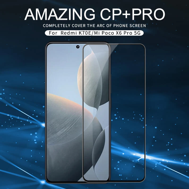 Nillkin Amazing CP+ Pro tempered glass screen protector for Xiaomi Redmi K70E, Xiaomi Poco X6 Pro 5G official NILLKIN store Nillkin Amazing CP+ Pro tempered glass screen protector for Xiaomi Redmi K70E, Xiaomi Poco X6 Pro 5G order from official NILLKIN store