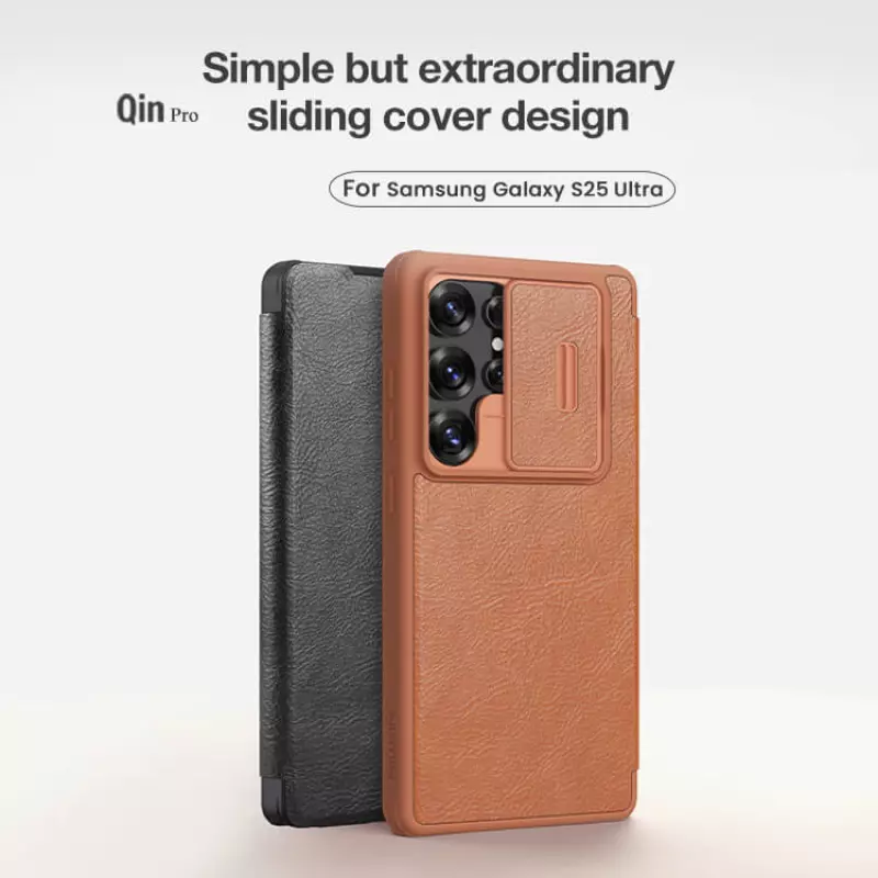 Nillkin Qin Pro Leather case for Samsung Galaxy S25 Ultra official NILLKIN store Nillkin Qin Pro Leather case for Samsung Galaxy S25 Ultra order from official NILLKIN store