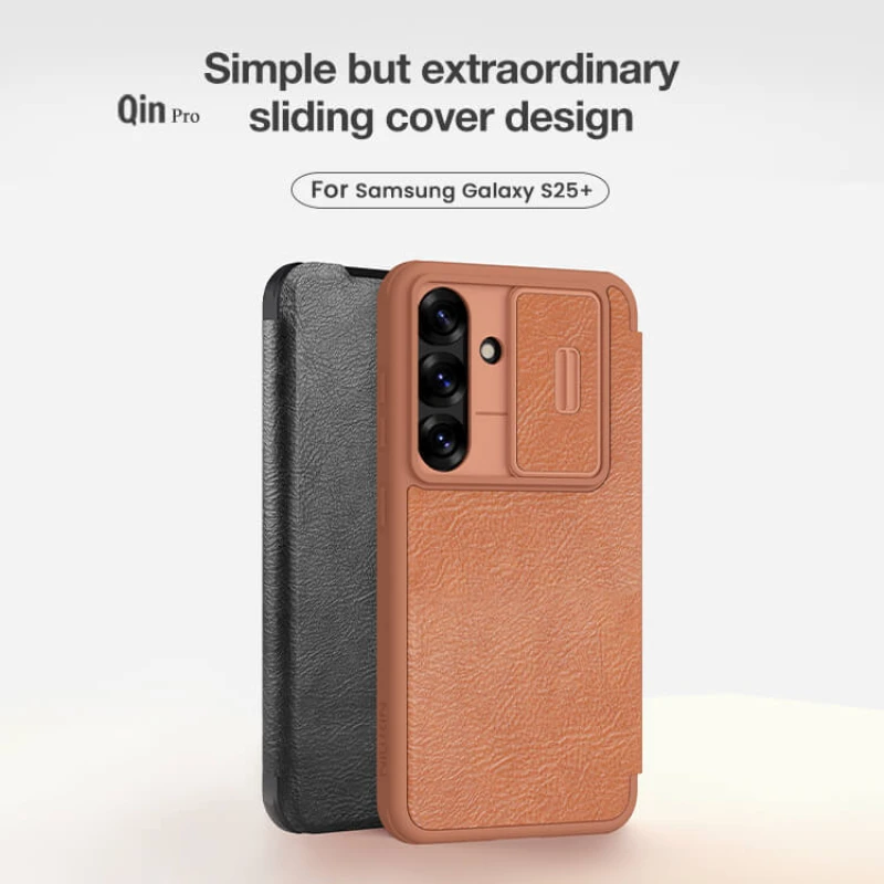Nillkin Qin Pro Leather case for Samsung Galaxy S25 Plus (Galaxy S25+) official NILLKIN store Nillkin Qin Pro Leather case for Samsung Galaxy S25 Plus (Galaxy S25+) order from official NILLKIN store
