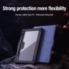 Nillkin Bumper Leather cover case Pro Multi-angle folding style for Samsung Galaxy Tab S10 FE (Galaxy Tab S10 Fan Edition) order from official NILLKIN store