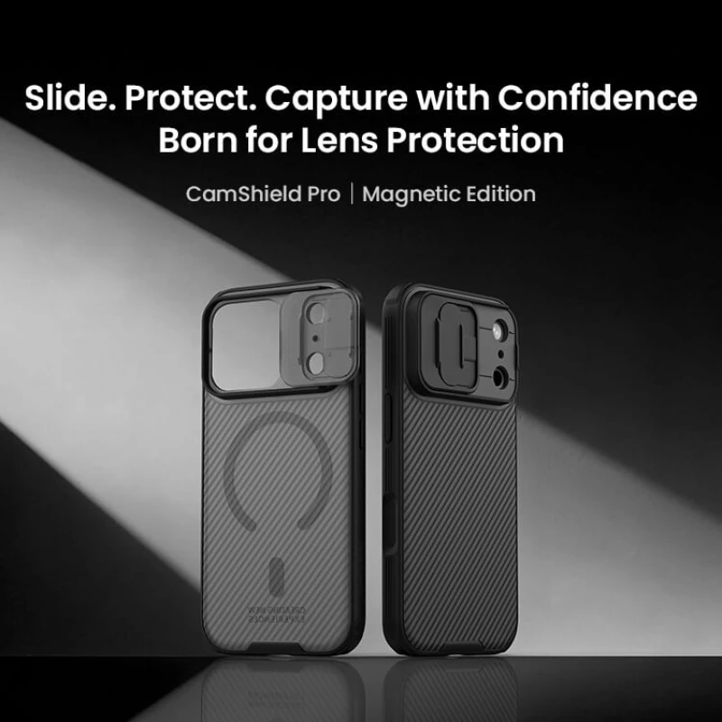 Nillkin CamShield Pro Magnetic cover case for Apple iPhone 18 Pro (2026), Apple iPhone 17 Pro 6.3 (2025) official NILLKIN store Nillkin CamShield Pro Magnetic cover case for Apple iPhone 18 Pro (2026), Apple iPhone 17 Pro 6.3 (2025) order from official NILLKIN store