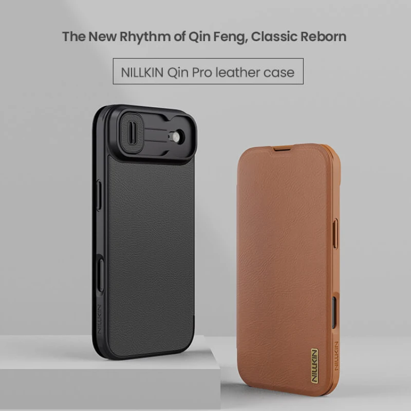 Nillkin Qin Pro Series Leather case for Apple iPhone Air (iPhone 17 Air 6.6) (2025) official NILLKIN store Nillkin Qin Pro Series Leather case for Apple iPhone Air (iPhone 17 Air 6.6) (2025) order from official NILLKIN store