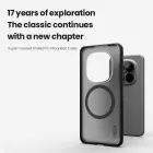 Nillkin Super Frosted Shield Pro Magnetic Matte cover case Clear version for Xiaomi Poco M8 Pro 5G, Xiaomi Redmi Note 15 Pro Plus (Redmi Note 15 Pro+) (Chinese and Global)