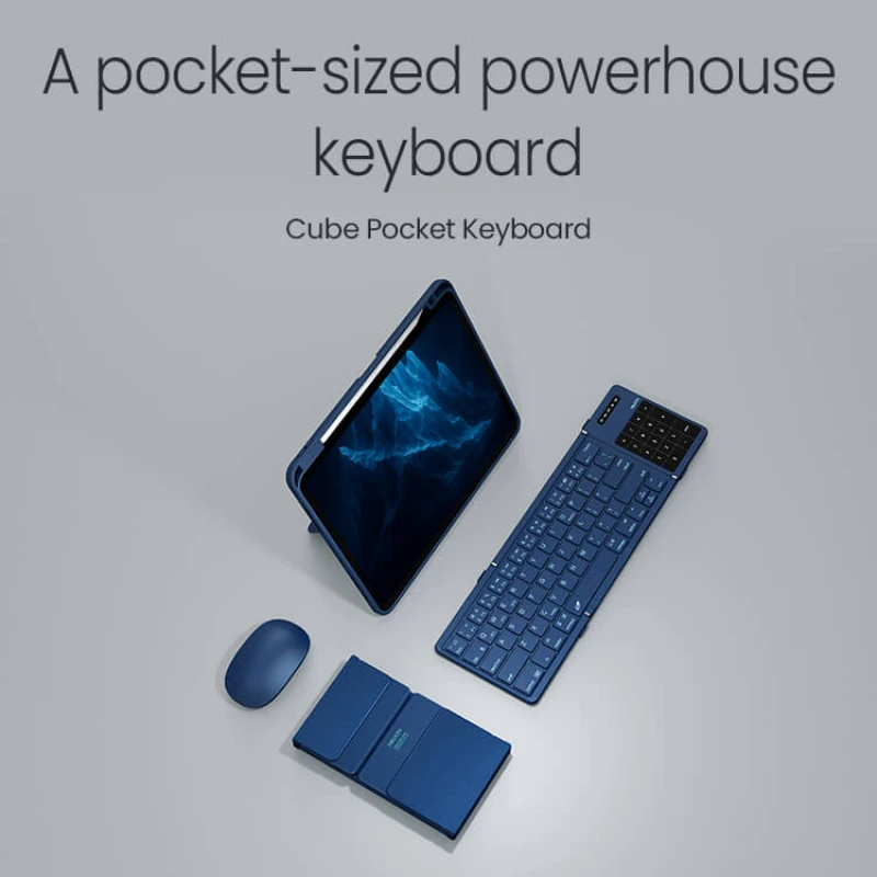 Nillkin Portable Cube Pocket Keyboard Blue edition official NILLKIN store Nillkin Portable Cube Pocket Keyboard Blue edition order from official NILLKIN store