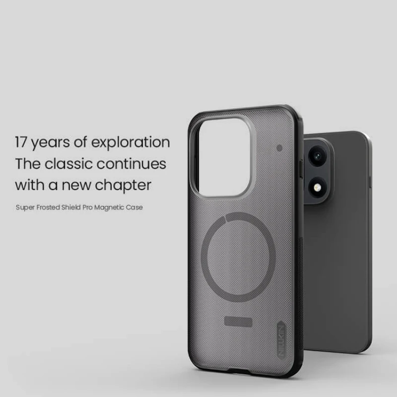 Nillkin Super Frosted Shield Pro Magnetic Matte cover case Clear version for Oneplus 15 official NILLKIN store Nillkin Super Frosted Shield Pro Magnetic Matte cover case Clear version for Oneplus 15 order from official NILLKIN store
