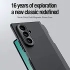 Nillkin Super Frosted Shield Fold Magnetic Pen holder Version Matte cover case for Samsung Galaxy Z Fold 8 Ultra (Fold8 Ultra 5G)