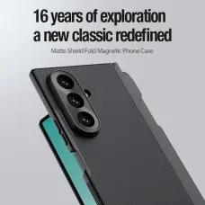 Nillkin Super Frosted Shield Fold Magnetic Pen holder Version Matte cover case for Samsung Galaxy Z Fold 8 Ultra (Fold8 Ultra 5G)