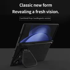 Nillkin Camshield Prop Magnetic Transparent Lens Guard Edition Pen holder Version Camera protective cover case for Samsung Galaxy Z Fold 8 Ultra (Fold8 Ultra 5G)