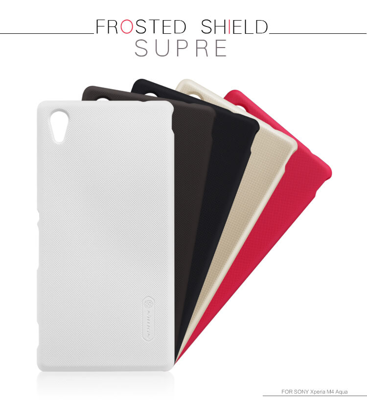 Nillkin Super Frosted Shield Matte cover case for Sony Xperia M4 Aqua (E2303 E2333 E2353)