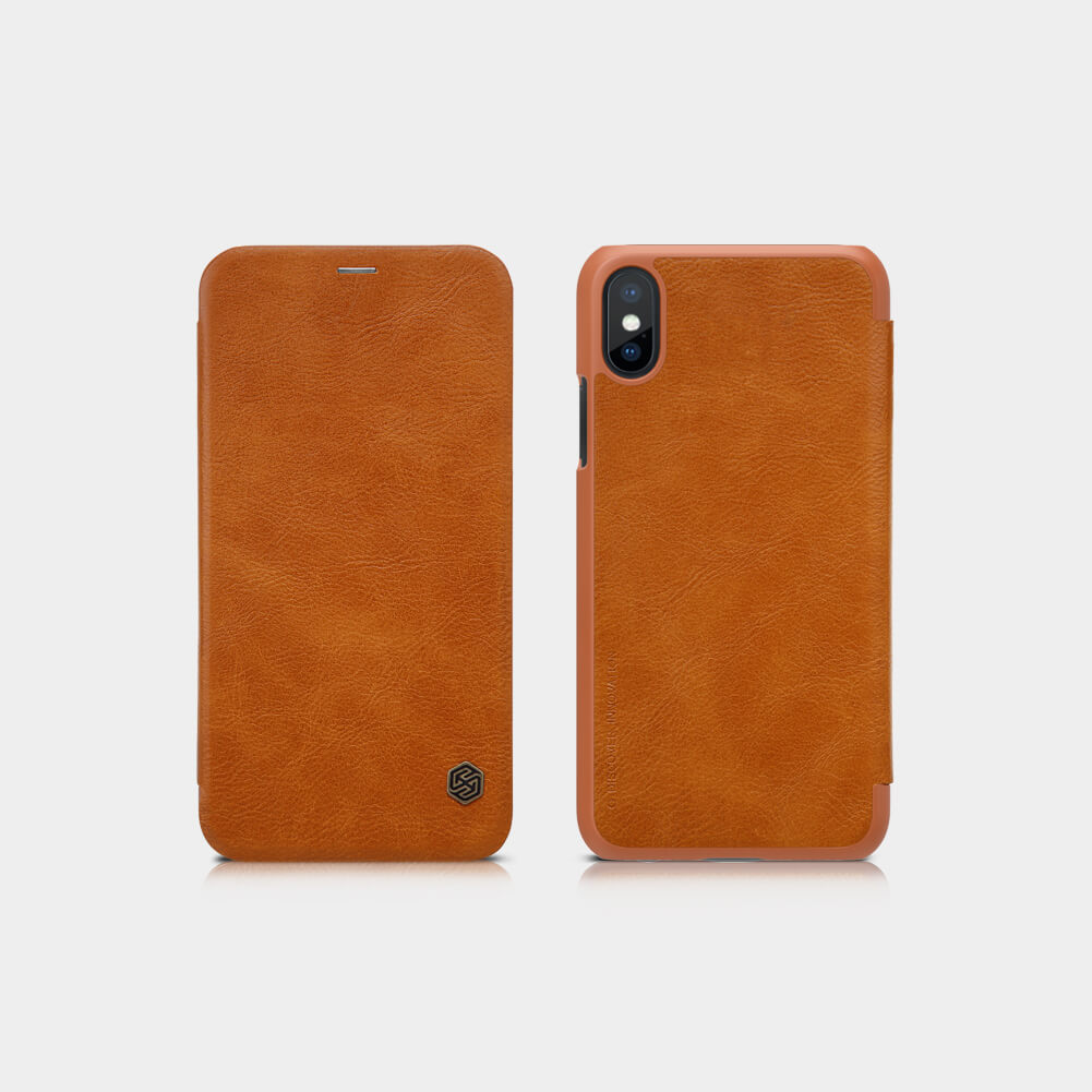 Nillkin Qin Series Leather case for Apple iPhone XS, iPhone X