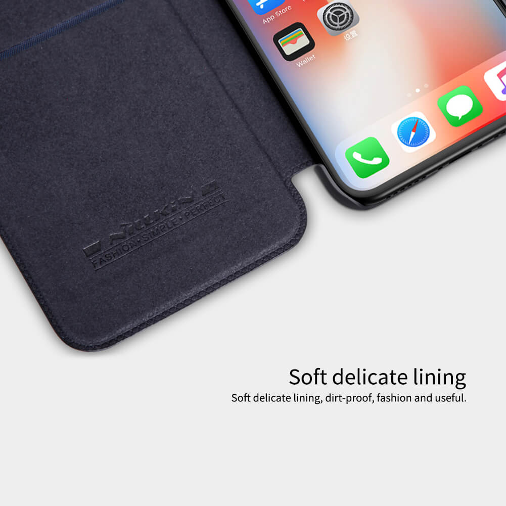 Nillkin Qin Series Leather case for Apple iPhone XS, iPhone X
