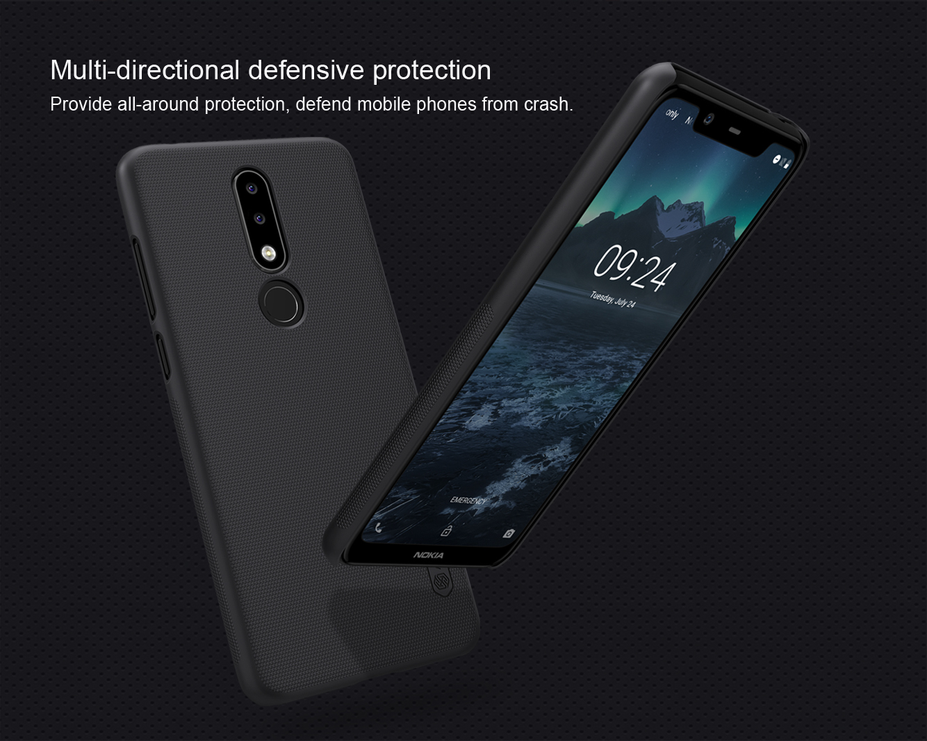 Nillkin Super Frosted Shield Matte cover case for Nokia 5.1 Plus (Nokia X5)