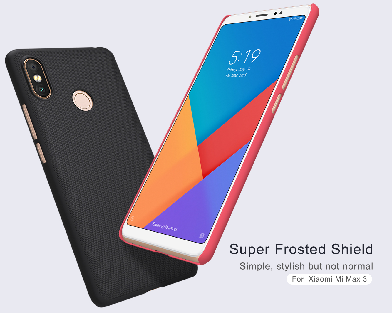 Nillkin Super Frosted Shield Matte cover case for Xiaomi Mi Max 3