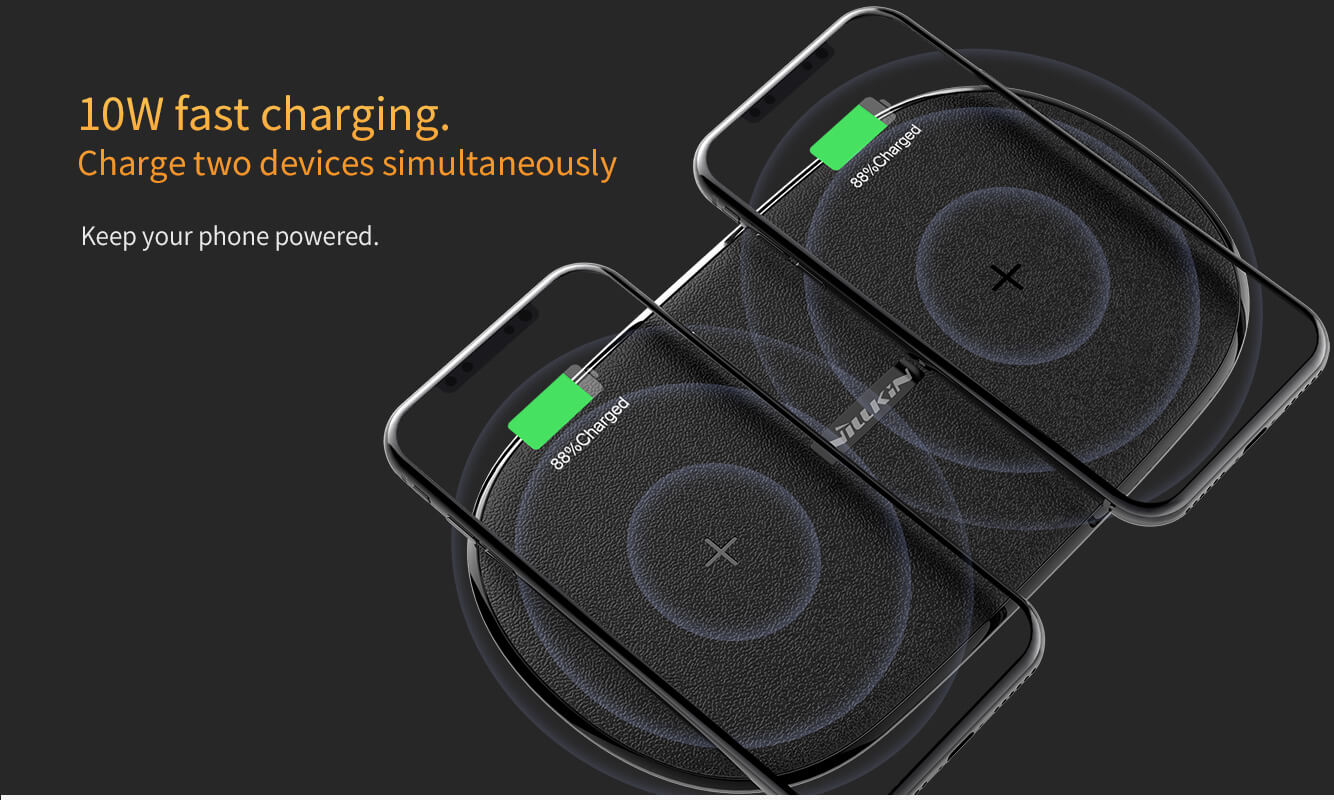 NILLKIN QI Gemini dual fast charging pad