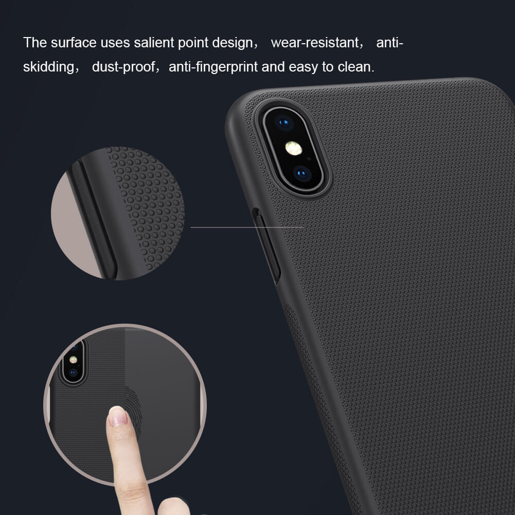 Nillkin Super Frosted Shield Matte cover case for Apple iPhone XS Max (without LOGO cutout)