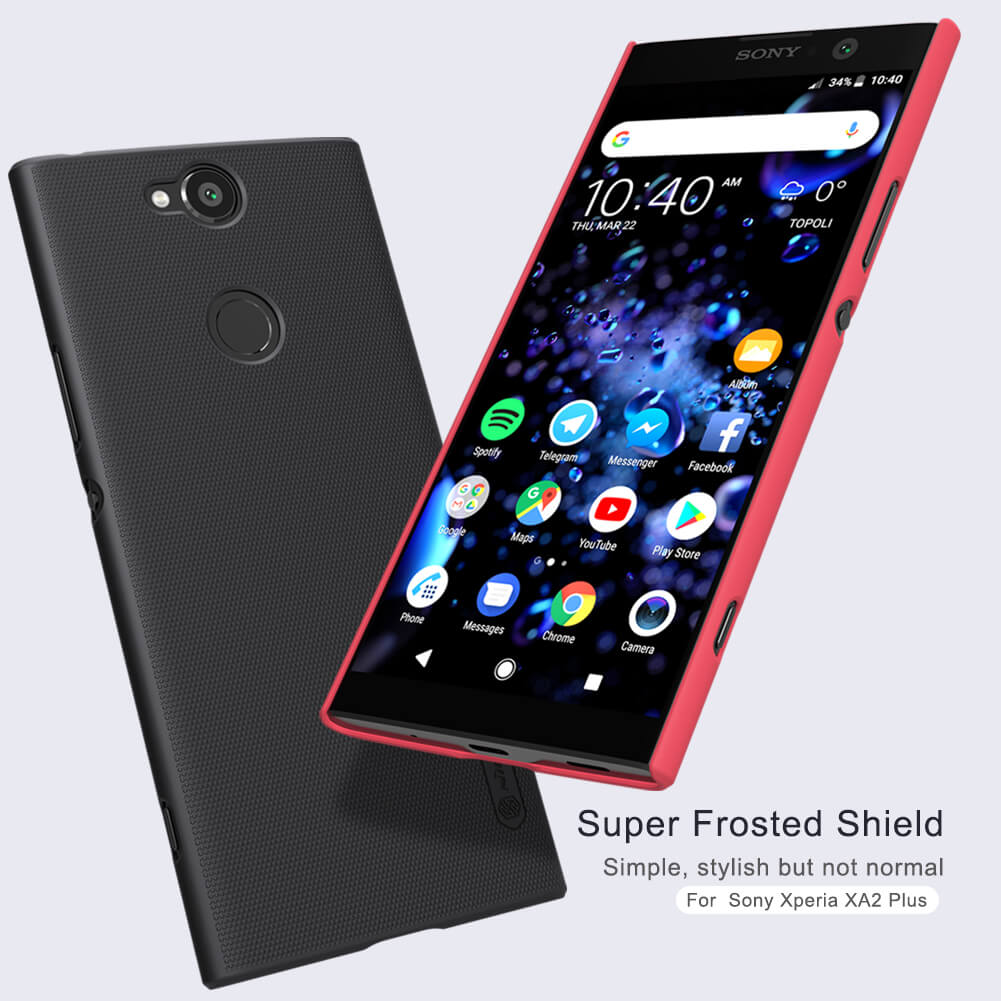 Nillkin Super Frosted Shield Matte cover case for Sony Xperia XA2 Plus