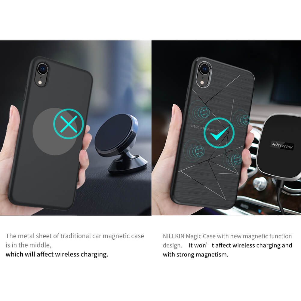 Nillkin Magic Qi wireless charger case for Apple iPhone XR