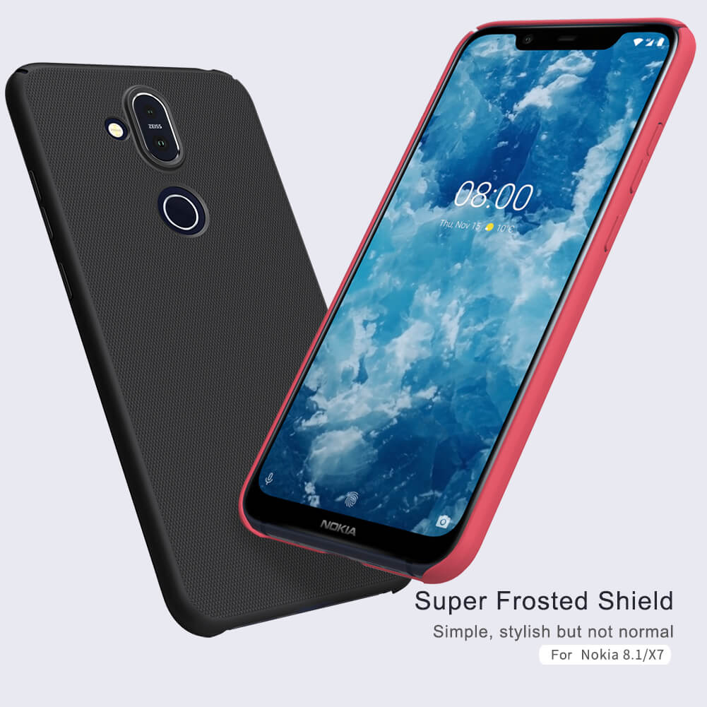 Nillkin Super Frosted Shield Matte cover case for Nokia 8.1 (Nokia X7)