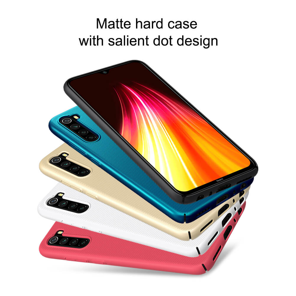 Nillkin Super Frosted Shield Matte cover case for Xiaomi Redmi Note 8
