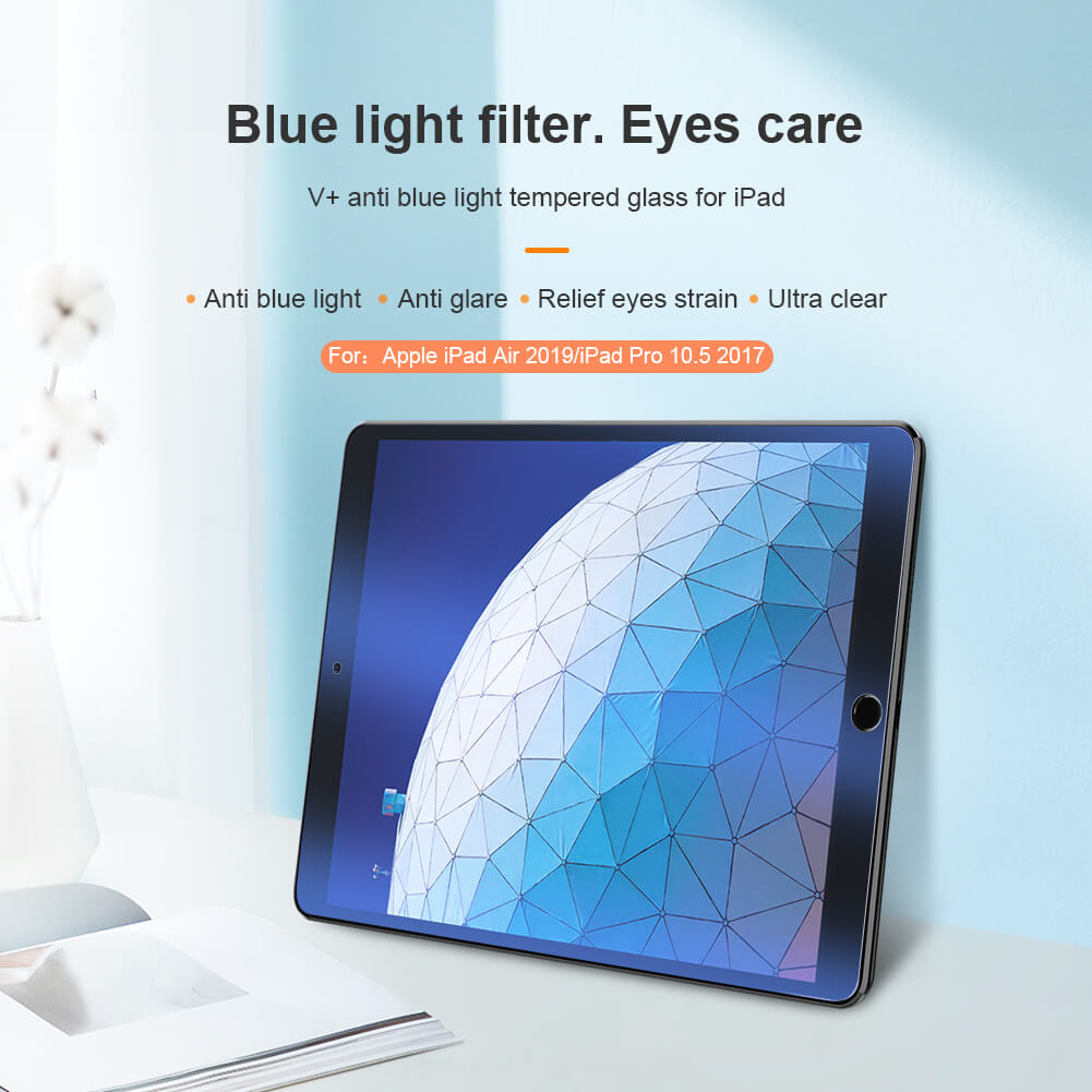Cusco keten Arabisch Nillkin Amazing V+ anti blue light tempered glass for Apple iPad Air  (2019), iPad Pro 10.5 (