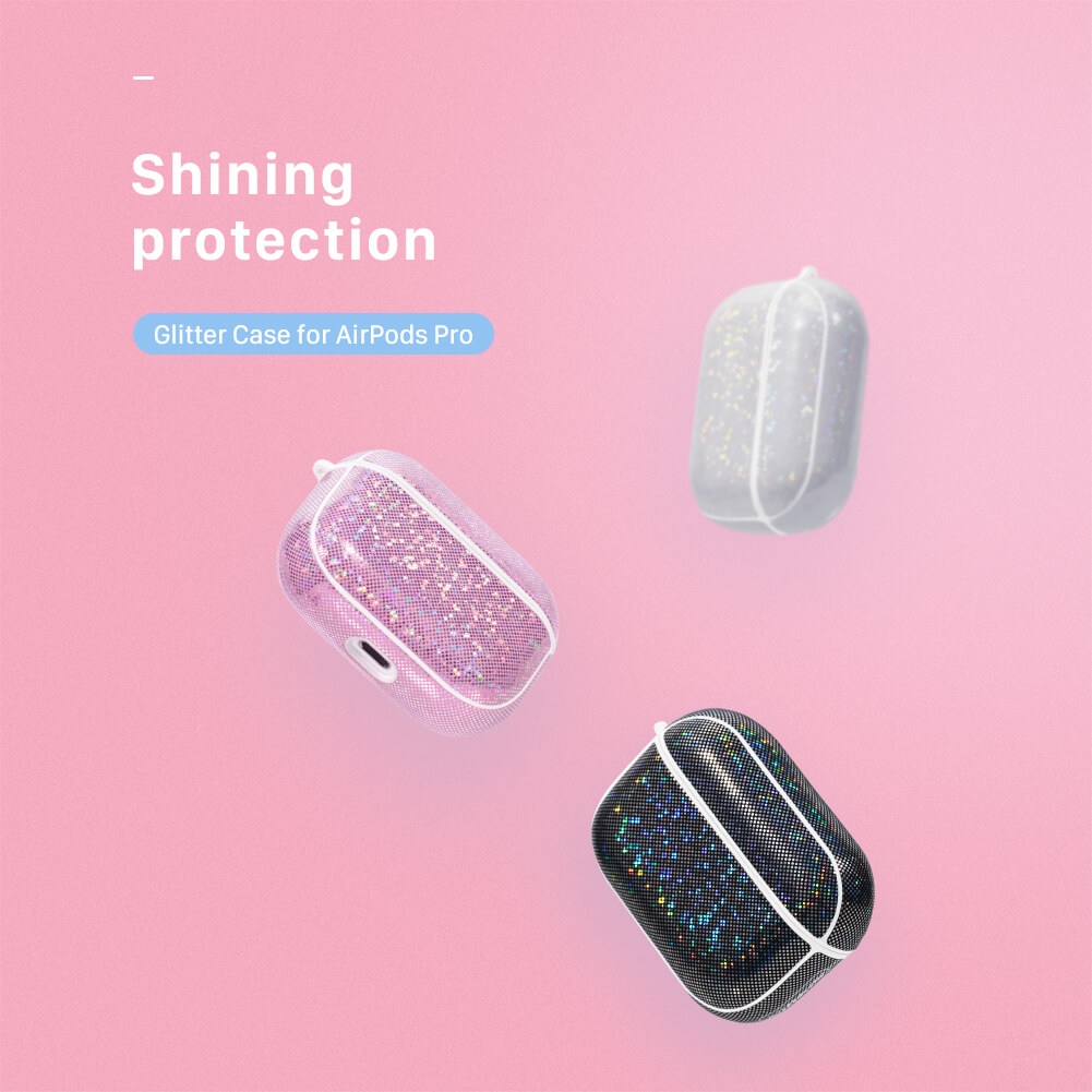 Airpods best sale case glitter