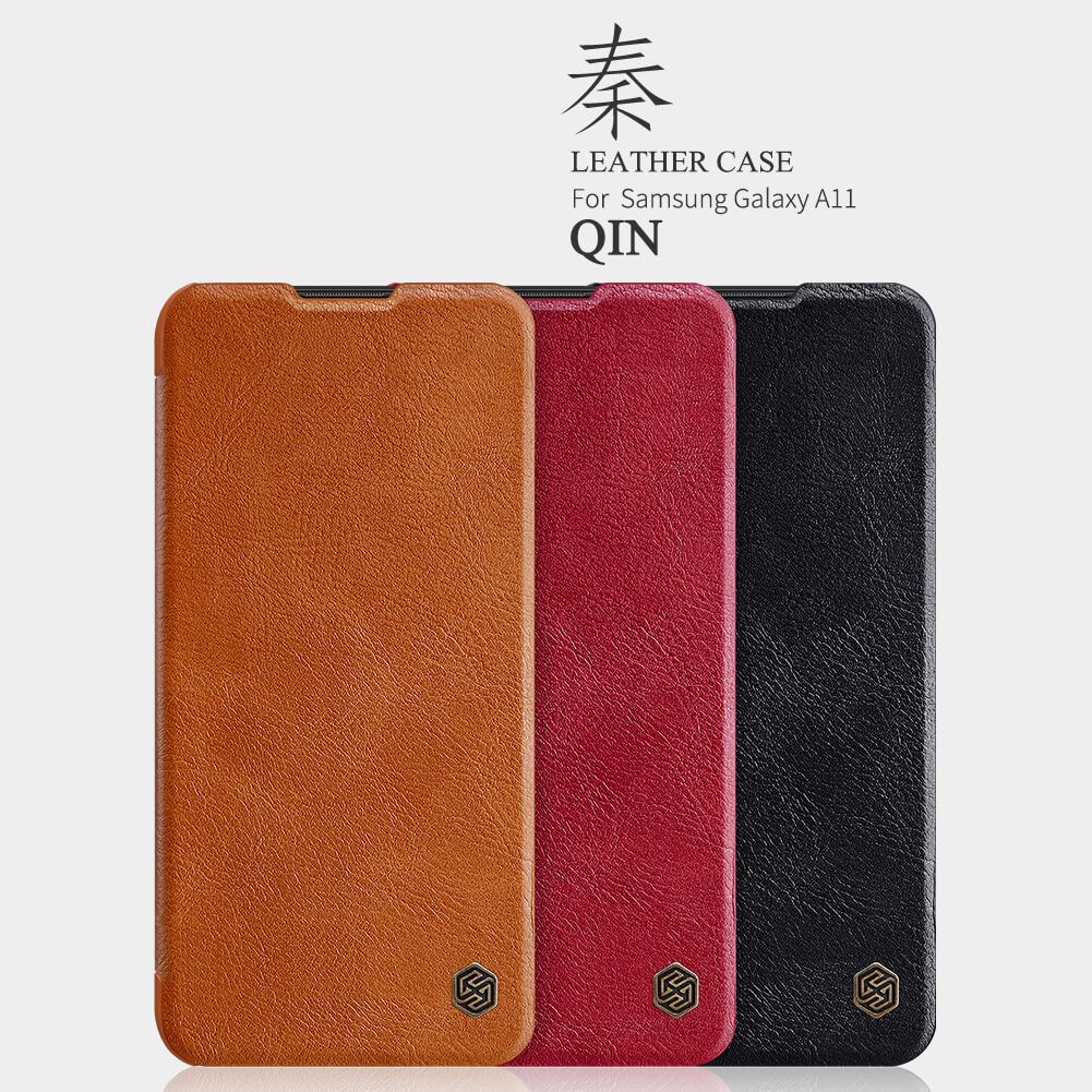 Nillkin Qin серии кожаный чехол для Samsung Galaxy A11