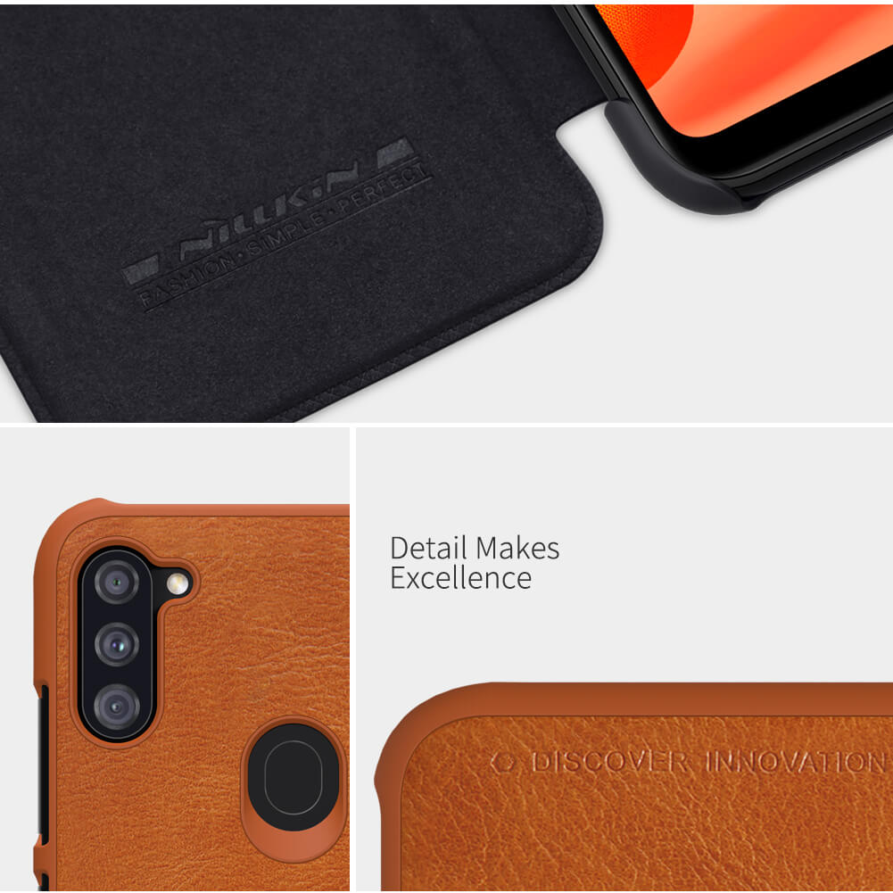 Nillkin Qin серии кожаный чехол для Samsung Galaxy A11