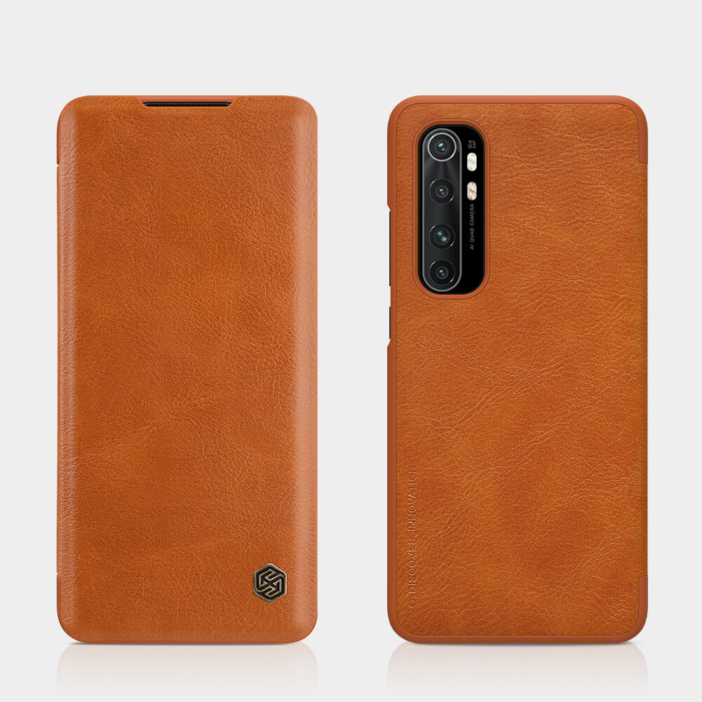 Nillkin Qin Series Leather Case For Xiaomi Mi Note 10 Lite 3769