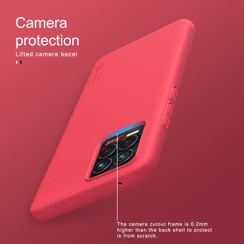 Nillkin Super Frosted Shield Matte cover case for Oppo Realme 8, Realme 8 Pro