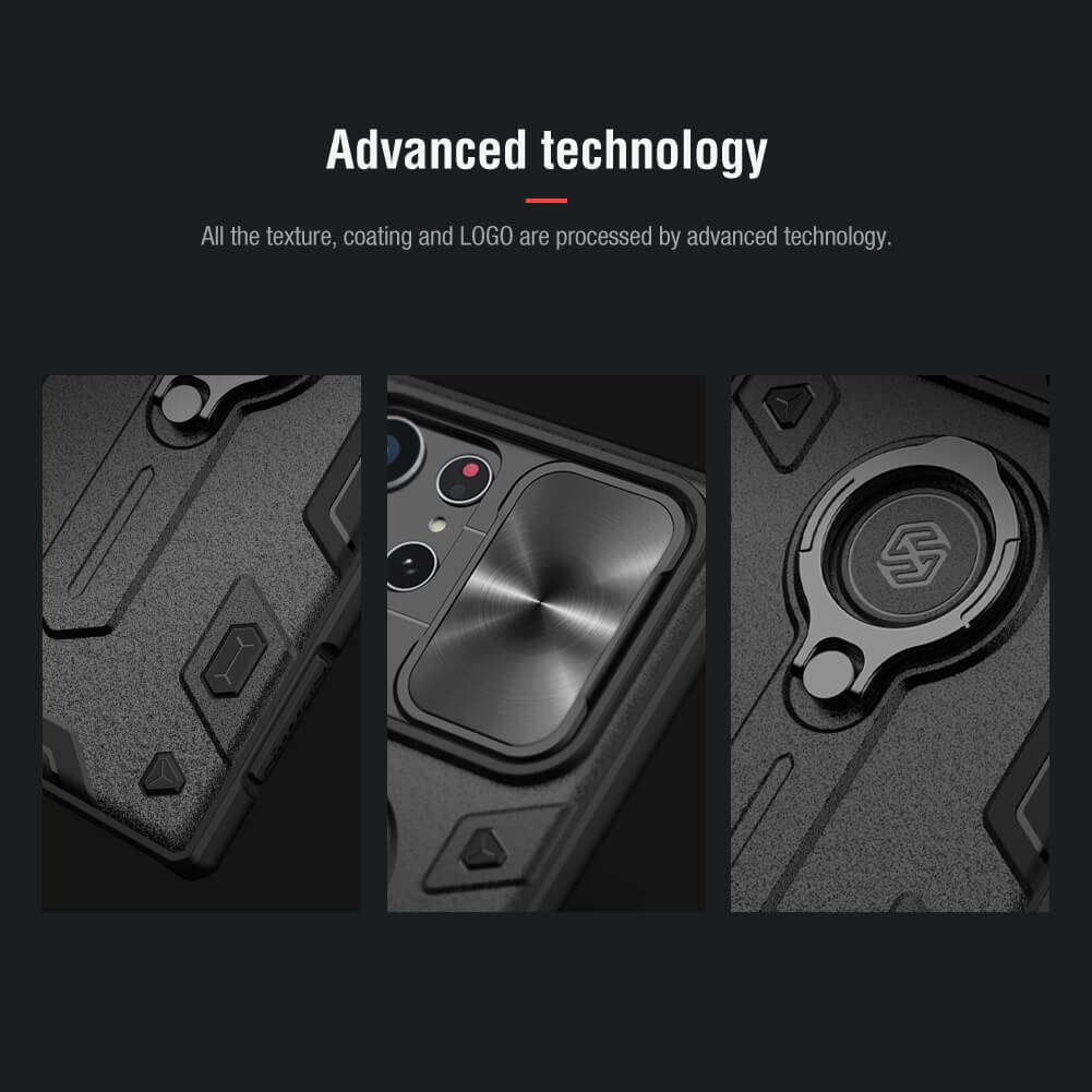 Funda Samsung S22 Ultra Case Nillkin CamShiled Negro - Promart